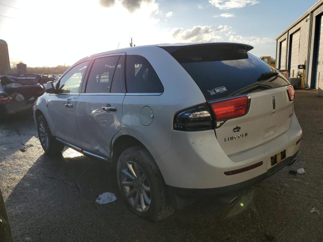 2LMDJ6JK9BBJ08541 - 2011 LINCOLN MKX WHITE photo 2