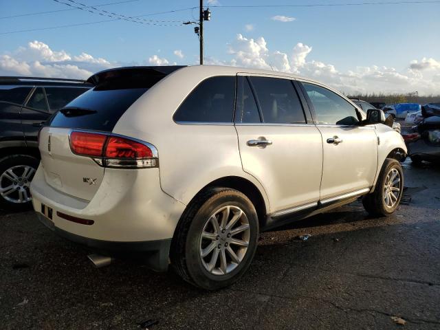 2LMDJ6JK9BBJ08541 - 2011 LINCOLN MKX WHITE photo 3