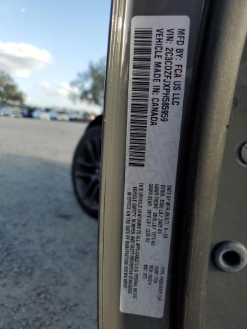 2C3CDZFJXPH585959 - 2023 DODGE CHALLENGER R/T SCAT PACK GRAY photo 12