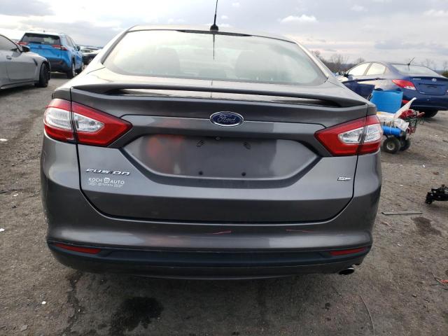 1FA6P0H7XE5359296 - 2014 FORD FUSION SE GRAY photo 6