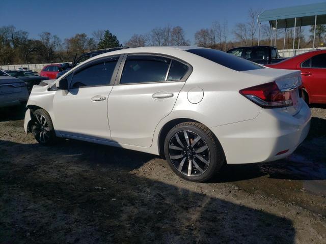 19XFB2F90EE210747 - 2014 HONDA CIVIC EXL WHITE photo 2