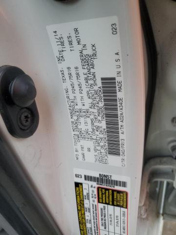 5TFJX4GN7FX041024 - 2015 TOYOTA TACOMA DOUBLE CAB PRERUNNER WHITE photo 12