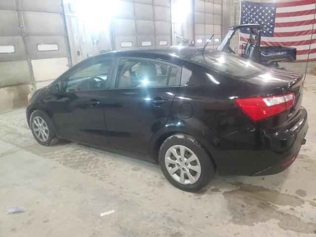 KNADM4A30D6179291 - 2013 KIA RIO LX BLACK photo 2