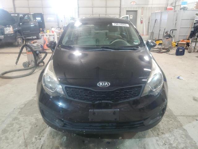 KNADM4A30D6179291 - 2013 KIA RIO LX BLACK photo 5