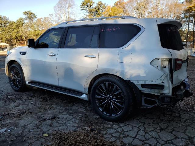 JN8AZ2AF2M9720799 - 2021 INFINITI QX80 LUXE WHITE photo 2