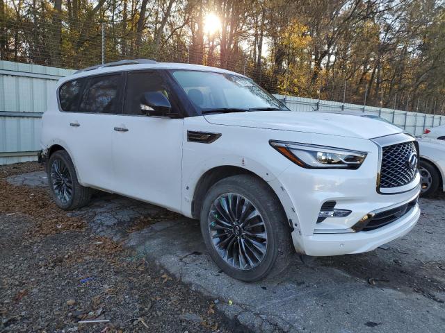 JN8AZ2AF2M9720799 - 2021 INFINITI QX80 LUXE WHITE photo 4