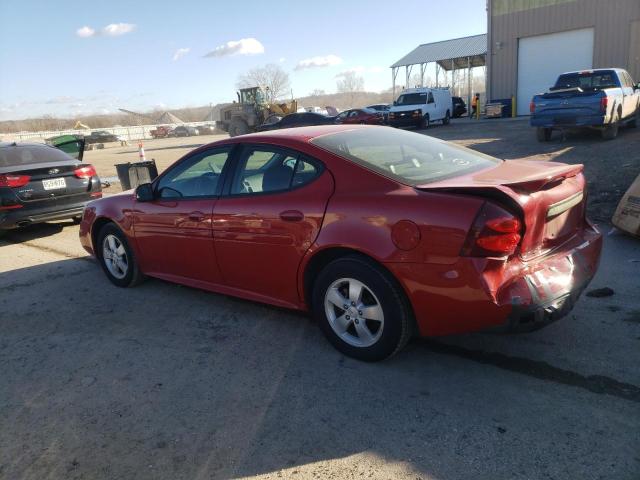 2G2WP552681175130 - 2008 PONTIAC GRAND PRIX RED photo 2