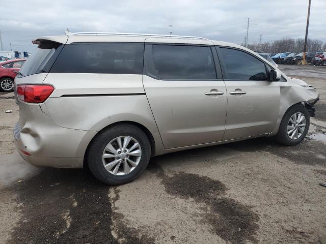 KNDMB5C15G6111342 - 2016 KIA SEDONA LX GOLD photo 3