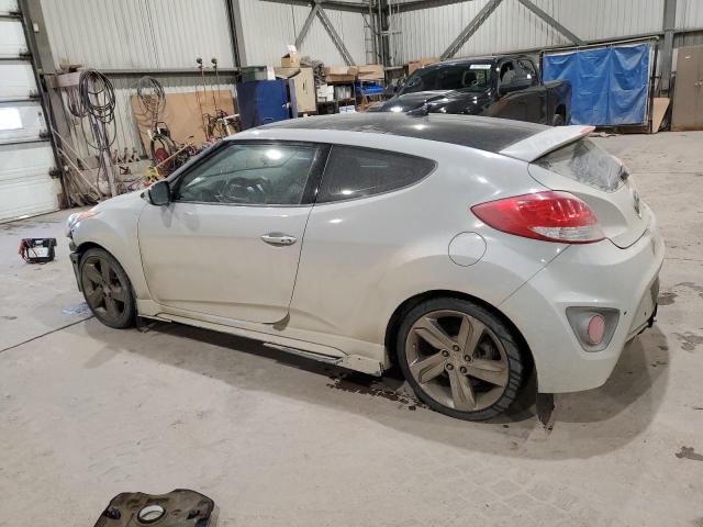 KMHTC6AE2EU210516 - 2014 HYUNDAI VELOSTER TURBO CHARCOAL photo 2