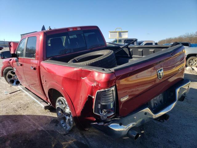 1C6RR7NT2DS603672 - 2013 RAM 1500 LARAMIE RED photo 2