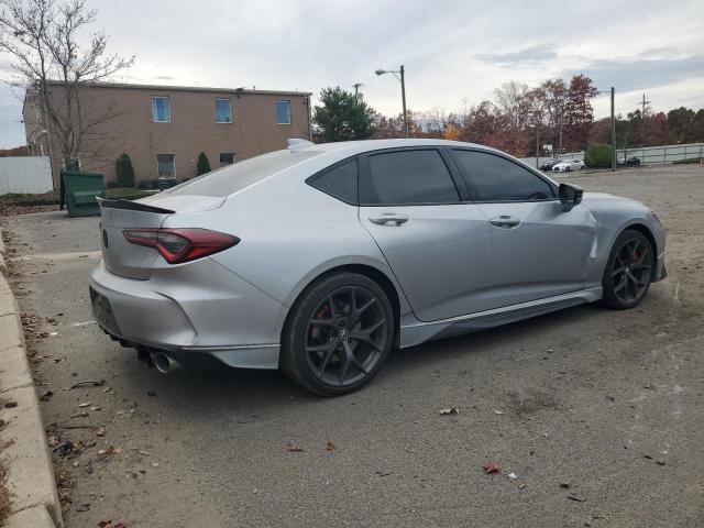 19UUB6F53MA001341 - 2021 ACURA TLX TECH A SILVER photo 3