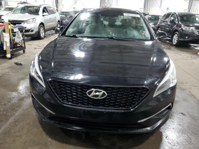 5NPE24AF7FH217132 - 2015 HYUNDAI SONATA SE BLACK photo 5