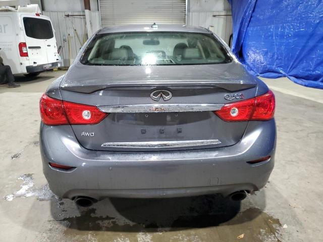 JN1FV7AR5GM450072 - 2016 INFINITI Q50 RED SPORT 400 GRAY photo 6