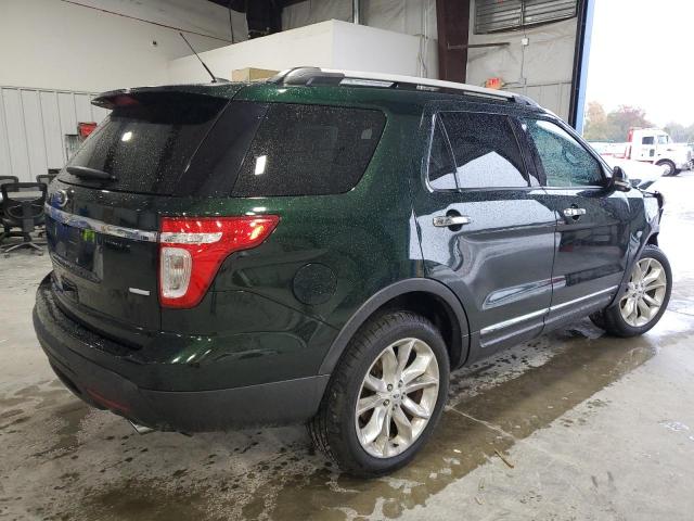 1FM5K8D81DGB14547 - 2013 FORD EXPLORER XLT GREEN photo 3