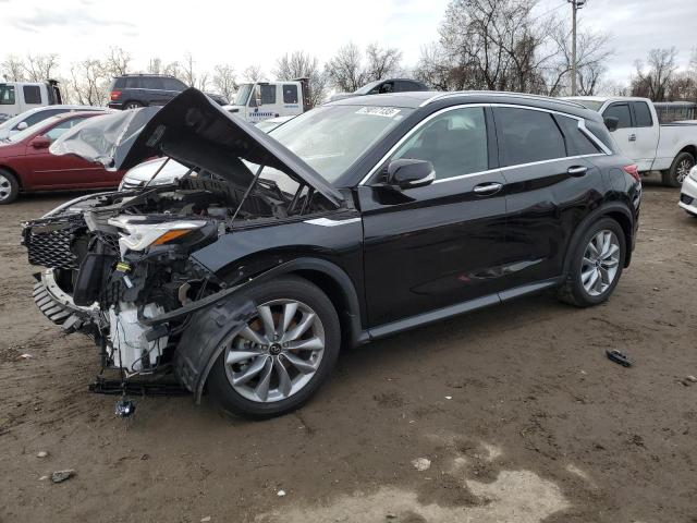 3PCAJ5BB4MF116712 - 2021 INFINITI QX50 LUXE BLACK photo 1