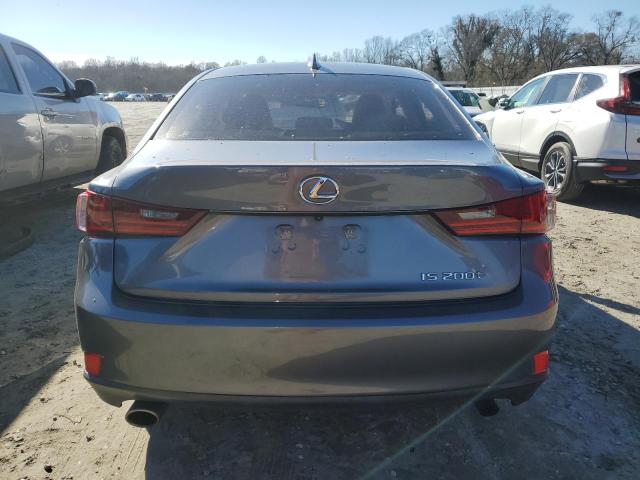 JTHBA1D25G5001874 - 2016 LEXUS IS 200T GRAY photo 6