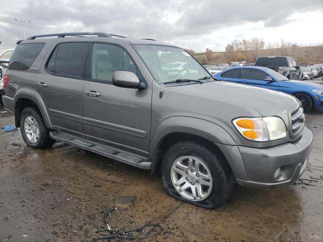 5TDBT48A04S233206 - 2004 TOYOTA SEQUOIA LIMITED GRAY photo 4