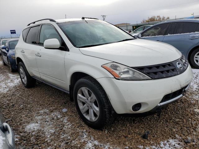 JN8AZ08W97W602653 - 2007 NISSAN MURANO SL WHITE photo 4