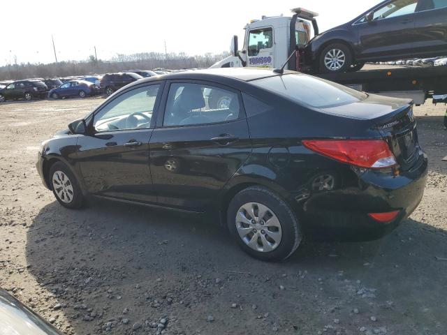 KMHCT4AE4GU952116 - 2016 HYUNDAI ACCENT SE BLACK photo 2