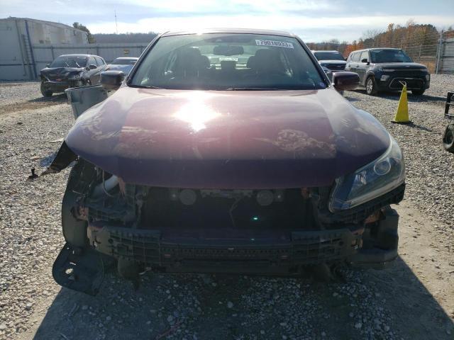 1HGCR2F88FA163253 - 2015 HONDA ACCORD EXL BURGUNDY photo 5