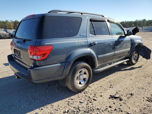 5TDZT34A05S253410 - 2005 TOYOTA SEQUOIA SR5 BLUE photo 3