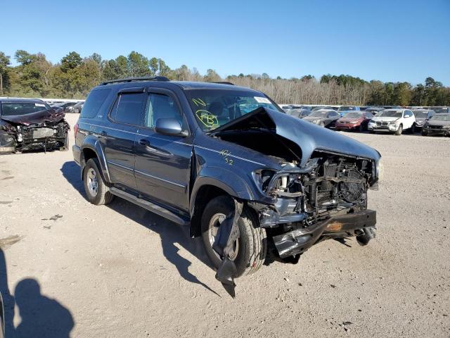 5TDZT34A05S253410 - 2005 TOYOTA SEQUOIA SR5 BLUE photo 4