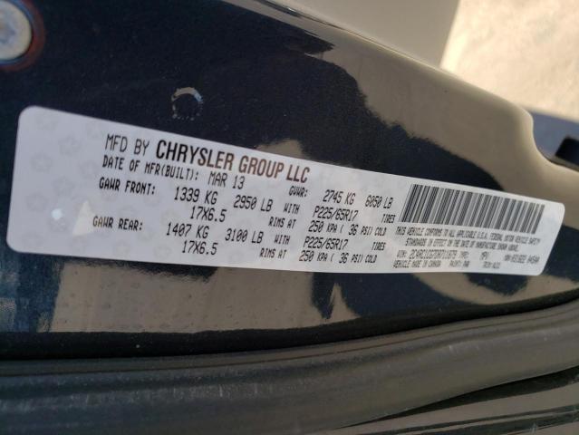 2C4RC1CG7DR711879 - 2013 CHRYSLER TOWN & COU TOURING L TEAL photo 13