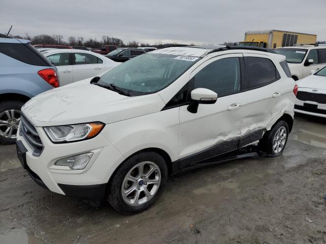 MAJ3P1TE9JC199240 - 2018 FORD ECOSPORT SE WHITE photo 1