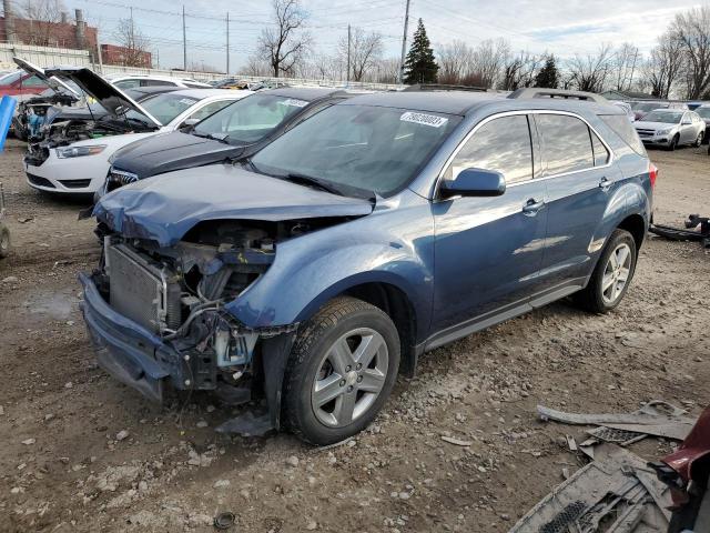 2GNALCEK3G6190778 - 2016 CHEVROLET EQUINOX LT BLUE photo 1