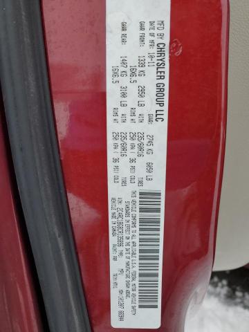 2C4RC1BG8CR135896 - 2012 CHRYSLER TOWN & COU TOURING 勃艮第红 照片 14