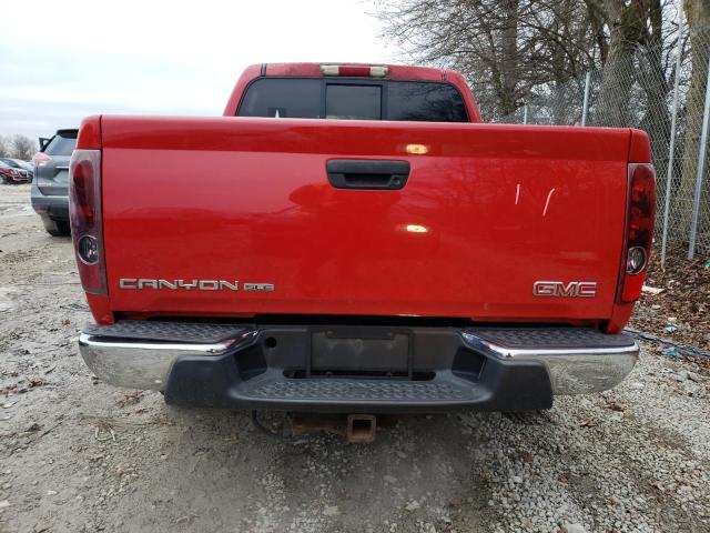 1GTDT136X48187429 - 2004 GMC CANYON RED photo 6