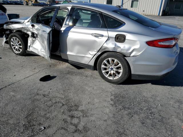 3FA6P0G73GR383053 - 2016 FORD FUSION S SILVER photo 2