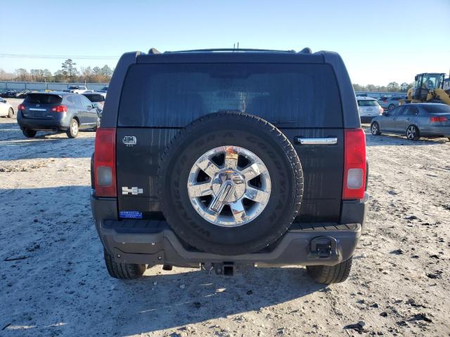 5GTEN13E688173550 - 2008 HUMMER H3 BLACK photo 6