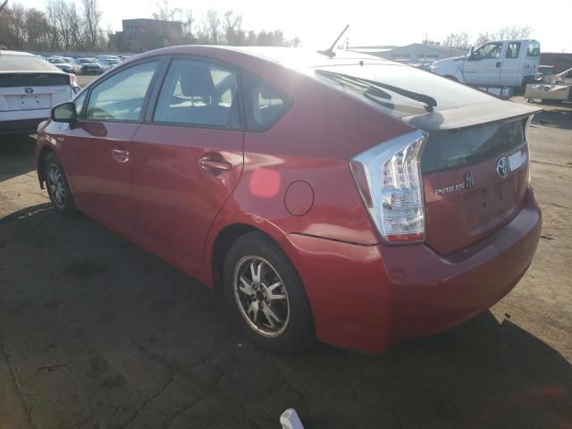 JTDKN3DU5A0024451 - 2010 TOYOTA PRIUS RED photo 2