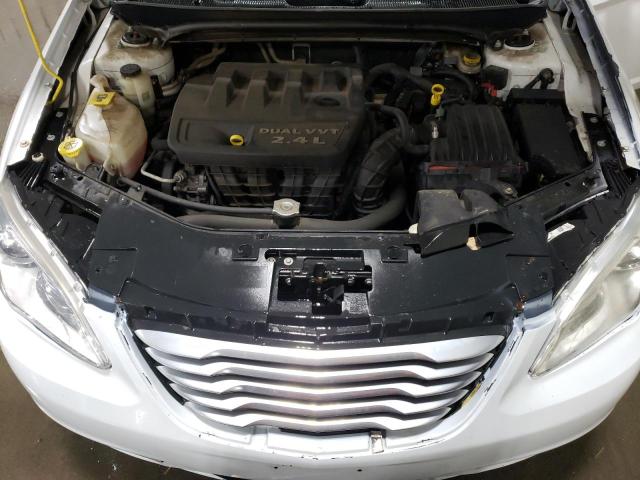 1C3CCBAB5DN641836 - 2013 CHRYSLER 200 LX WHITE photo 11