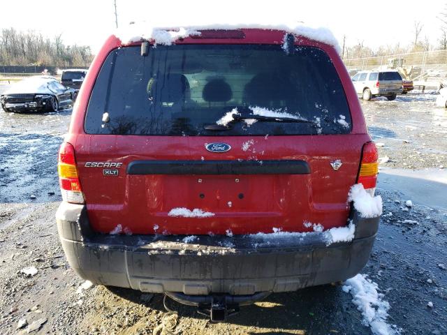 1FMYU03126KC28280 - 2006 FORD ESCAPE XLT RED photo 6