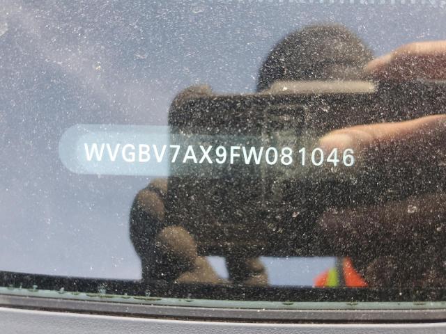 WVGBV7AX9FW081046 - 2015 VOLKSWAGEN TIGUAN S BLACK photo 12