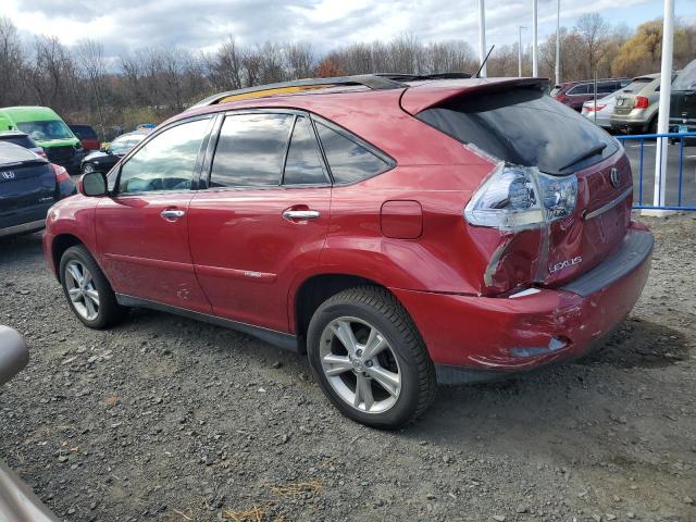 JTJHW31U082050267 - 2008 LEXUS RX 400H RED photo 2