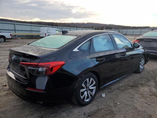 2HGFE2F27NH522693 - 2022 HONDA CIVIC LX BLACK photo 3