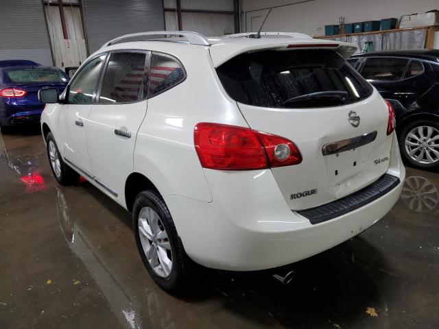 JN8AS5MV9CW381290 - 2012 NISSAN ROGUE S WHITE photo 2