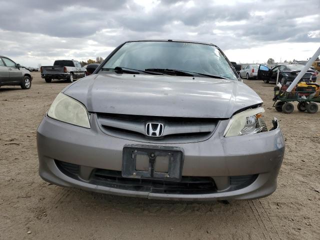 2HGES16595H630838 - 2005 HONDA CIVIC LX GRAY photo 5