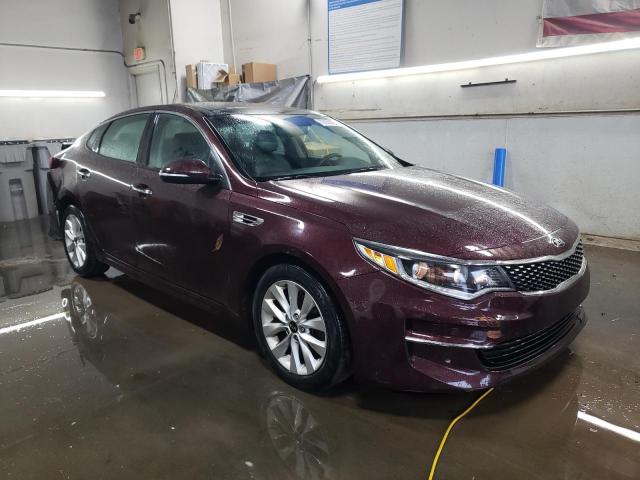 5XXGU4L39GG092962 - 2016 KIA OPTIMA EX BURGUNDY photo 4