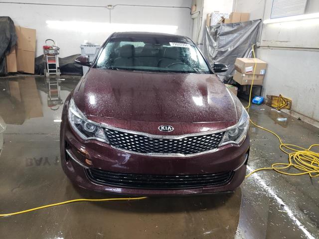 5XXGU4L39GG092962 - 2016 KIA OPTIMA EX BURGUNDY photo 5