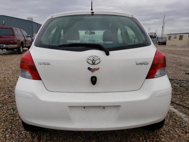 JTDKT4K30A5283342 - 2010 TOYOTA YARIS WHITE photo 6