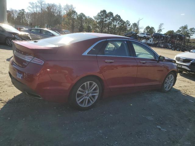 3LN6L2LU8GR601349 - 2016 LINCOLN MKZ HYBRID RED photo 3