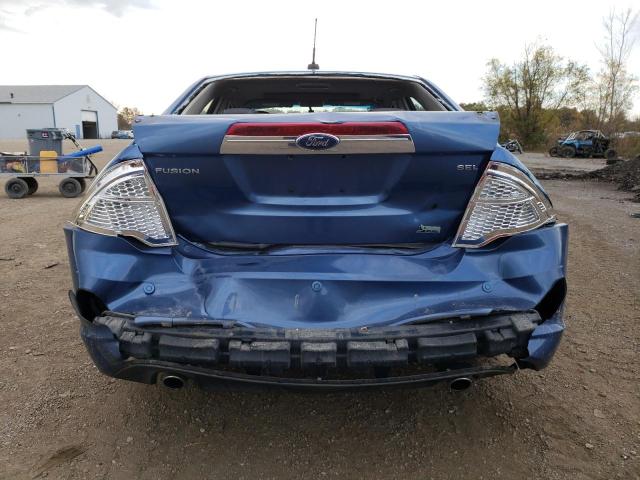 3FAHP0JG8AR282406 - 2010 FORD FUSION SEL BLUE photo 6