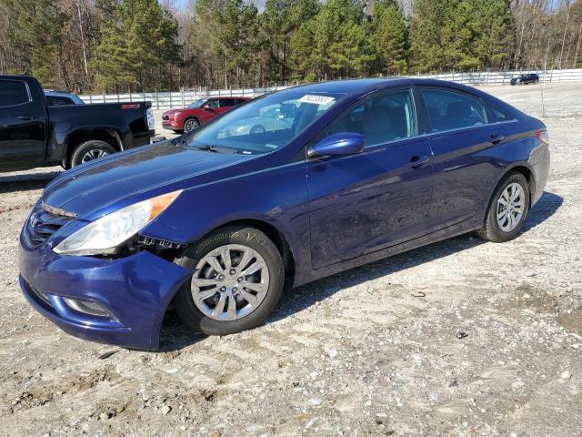 5NPEB4AC1BH022658 - 2011 HYUNDAI SONATA GLS BLUE photo 1