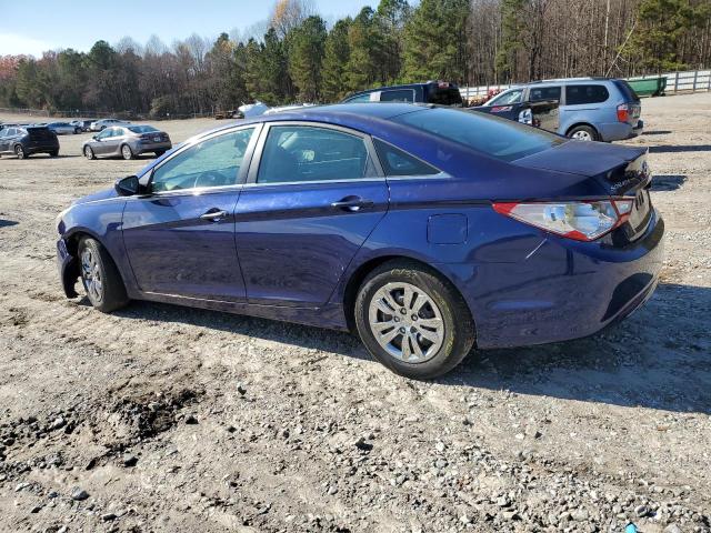 5NPEB4AC1BH022658 - 2011 HYUNDAI SONATA GLS BLUE photo 2