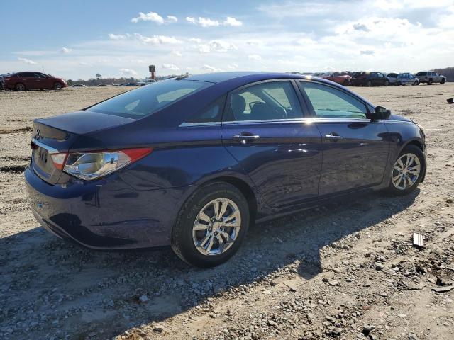 5NPEB4AC1BH022658 - 2011 HYUNDAI SONATA GLS BLUE photo 3