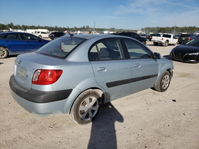 KNADE123466165259 - 2006 KIA RIO BLUE photo 3